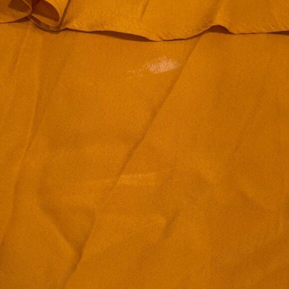 Chic Mustard Yellow Blouse from Zara - Picture 5 of 8